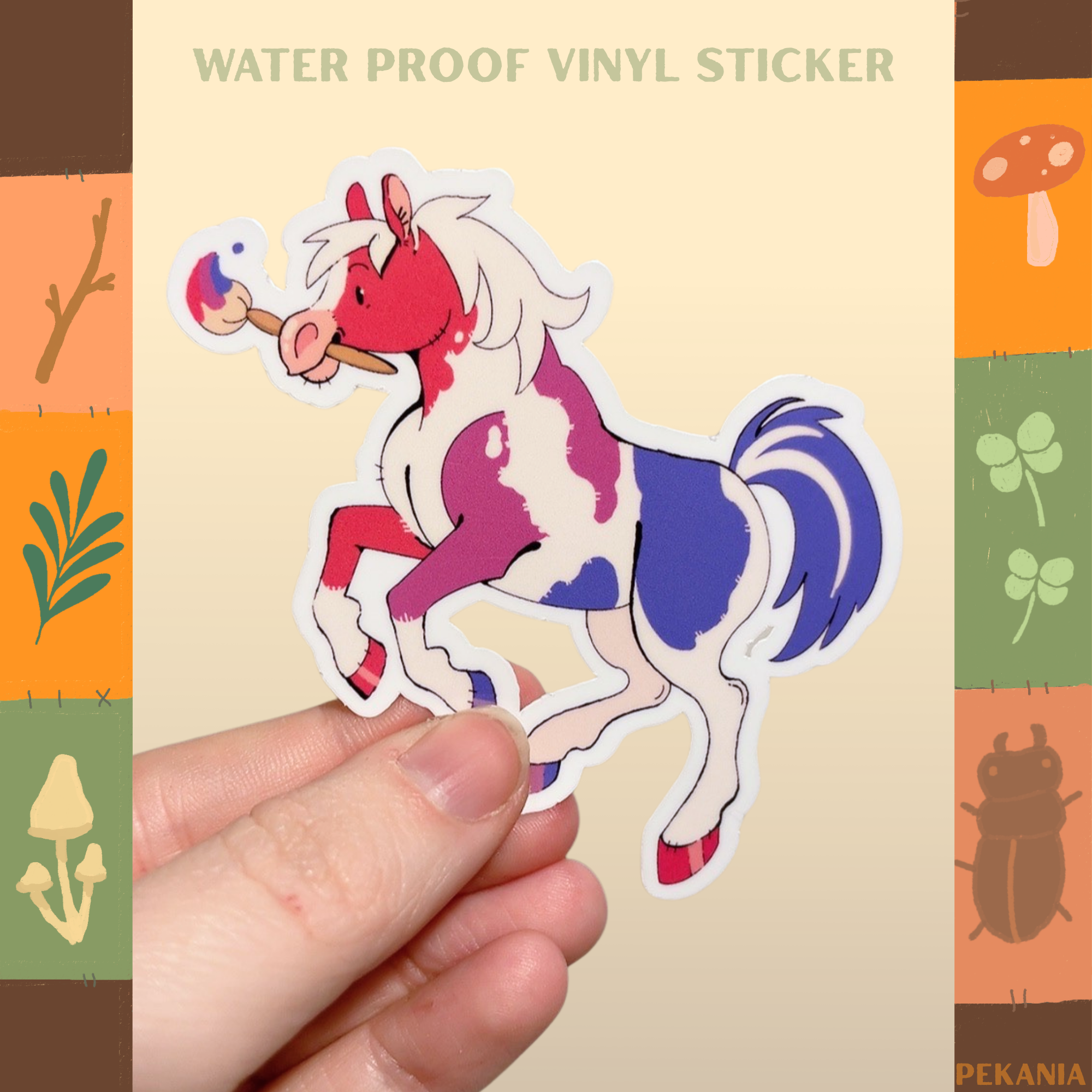 LGBTQIA+ horse stickers
