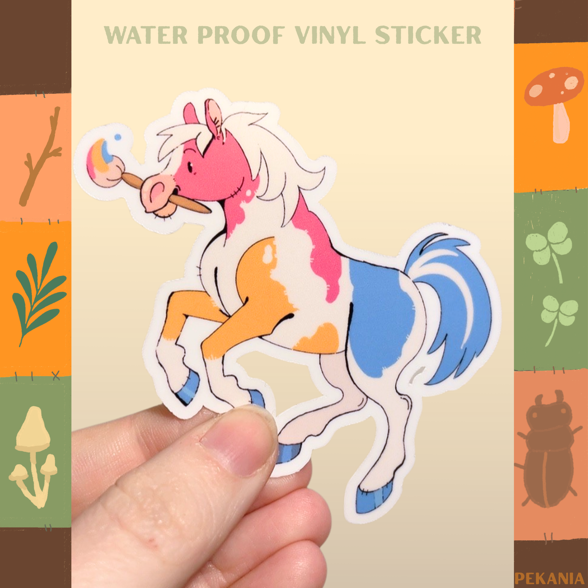 LGBTQIA+ horse stickers