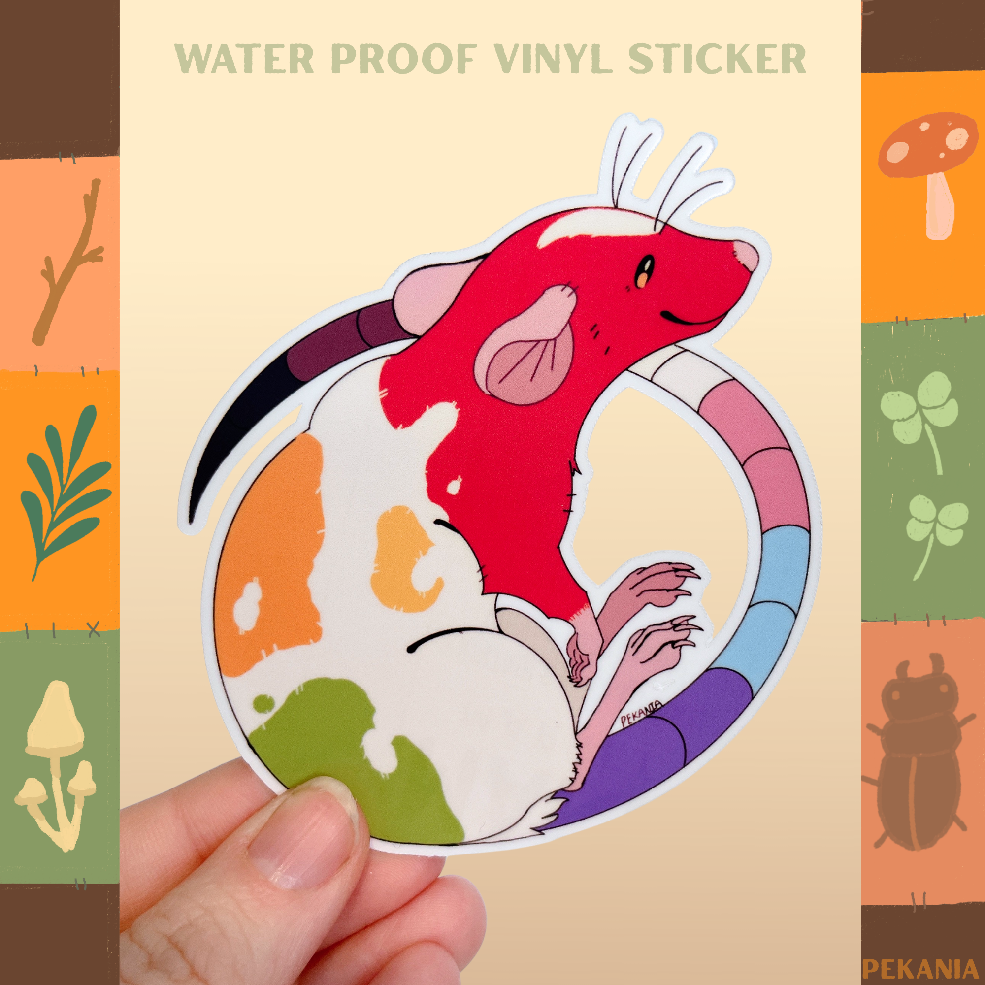 Pride Rats! LGBTQIA+ Stickers