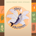 Holy Mackerel Vinyl sticker!