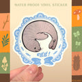 Seal sticker vinyl egg! Sticker
