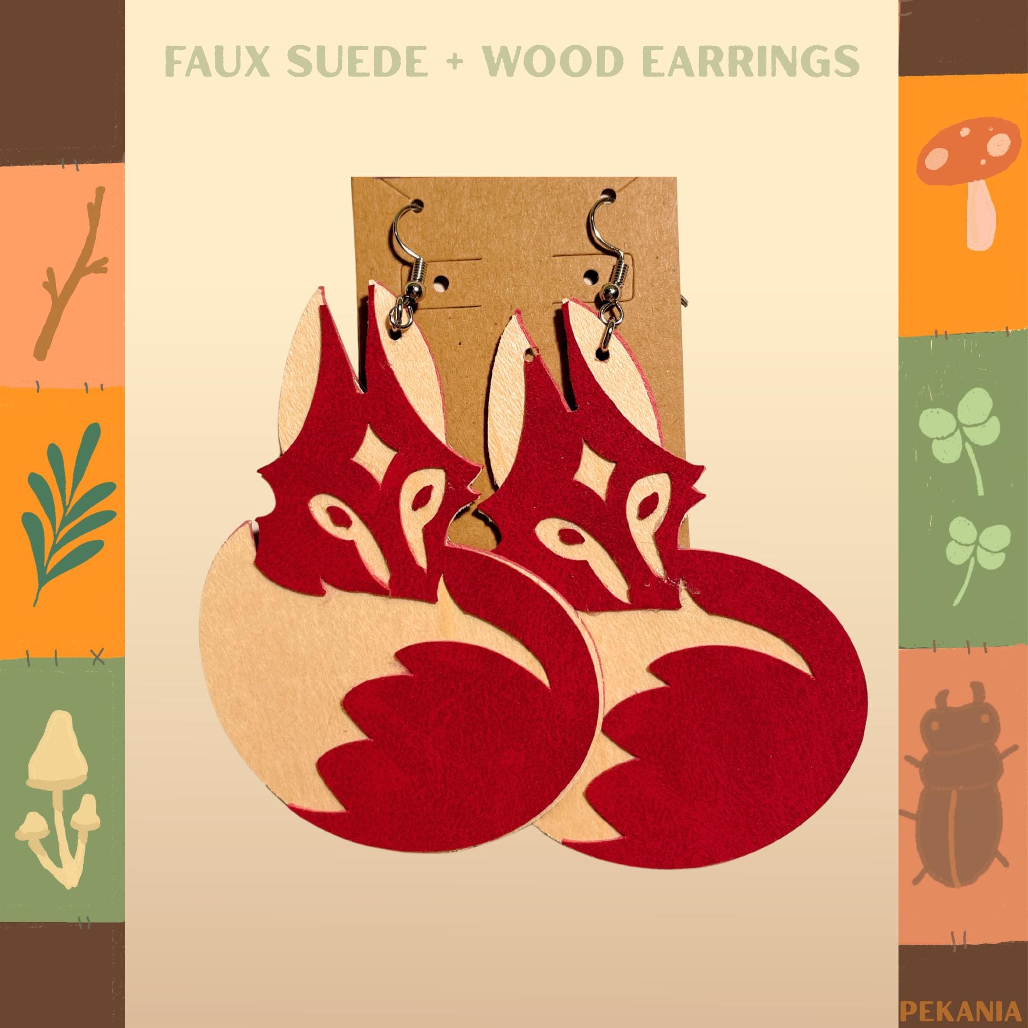 Fox earrings