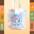 Harbor Seal Egg! Tote bag
