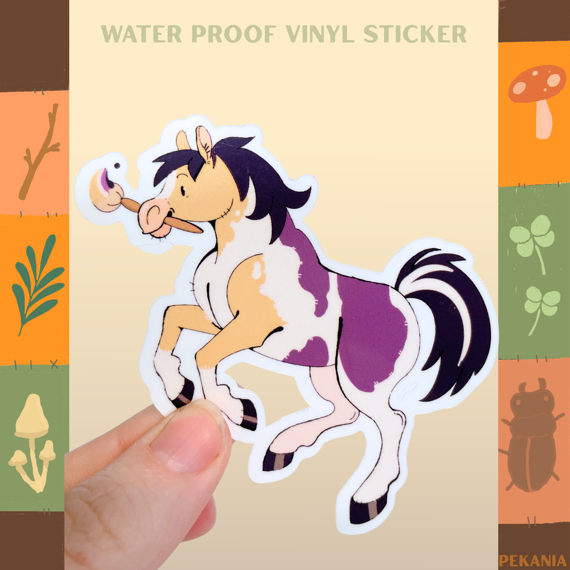 LGBTQIA+ horse stickers