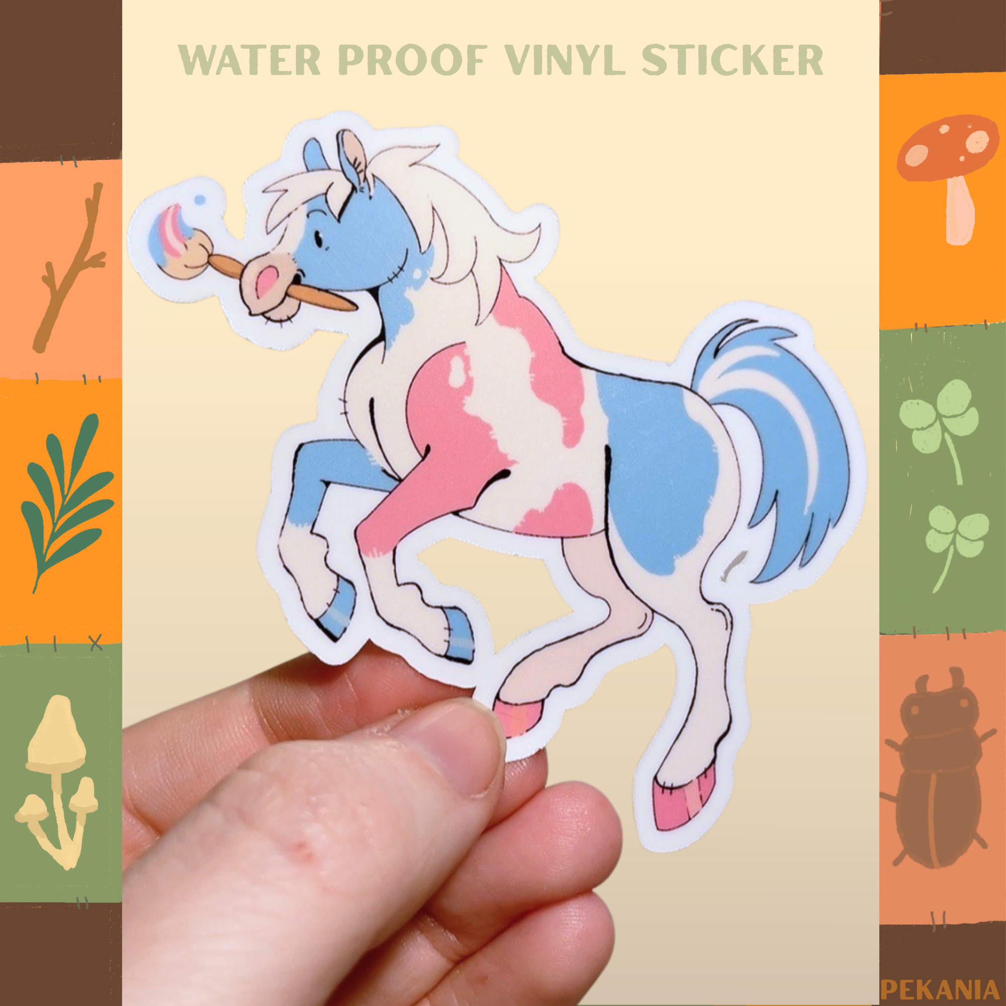 LGBTQIA+ horse stickers